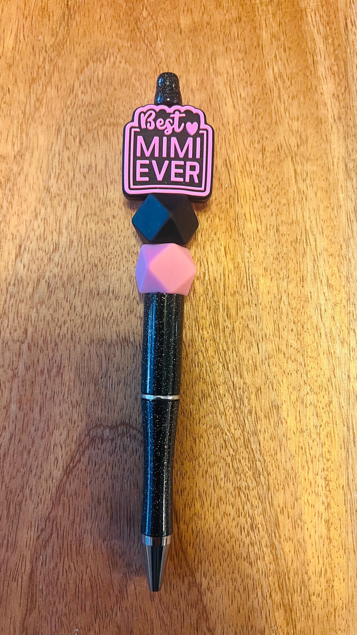 Pen with Best Mimi Ever Focal Colors: Black and Pink