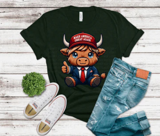 Highland Trump Cow